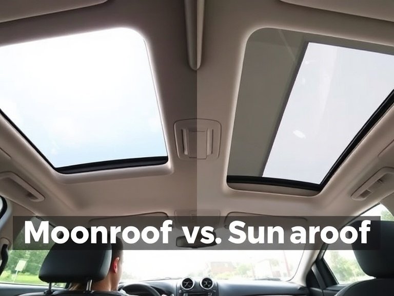 Moonroof vs Sunroof